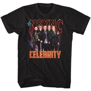 Nsync Celebrity T-Shirt Boy Band Graphic Tee S Music Tour Style